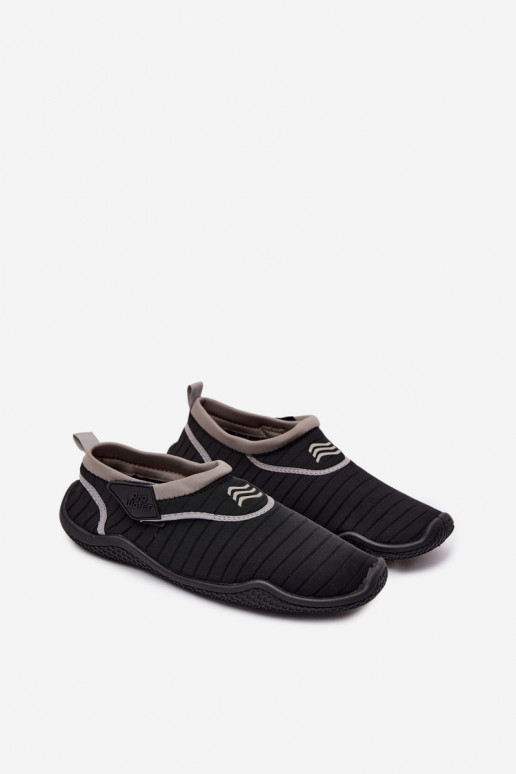 Chaussures pour femmes noires avec fermetures adhésives PROINATER PRO-26-48-114L