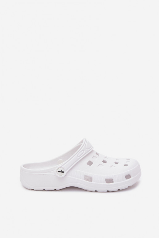 Sabots légers pour femmes blancs LEMIGO 806