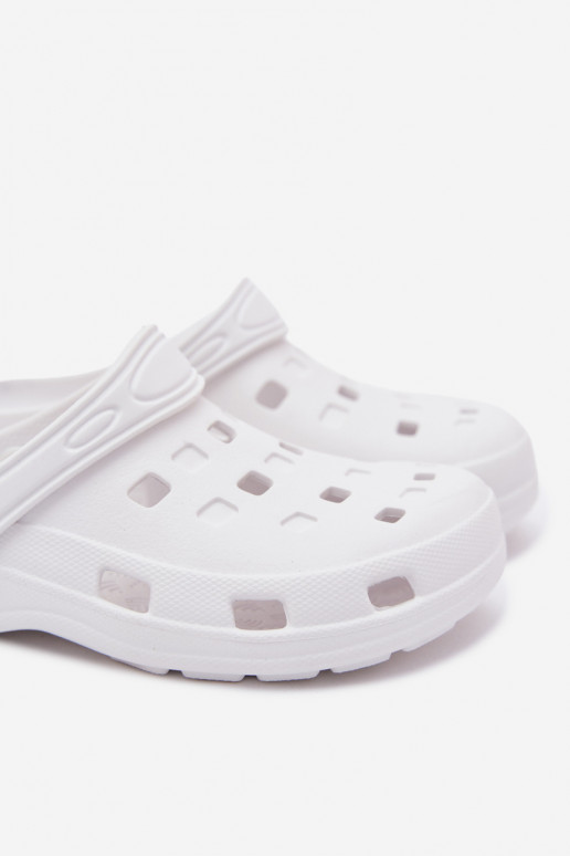 Sabots légers pour femmes blancs LEMIGO 806