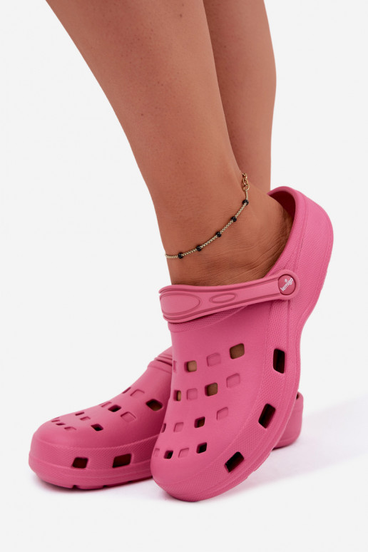 Sabots légers pour femmes rose foncé LEMIGO 806