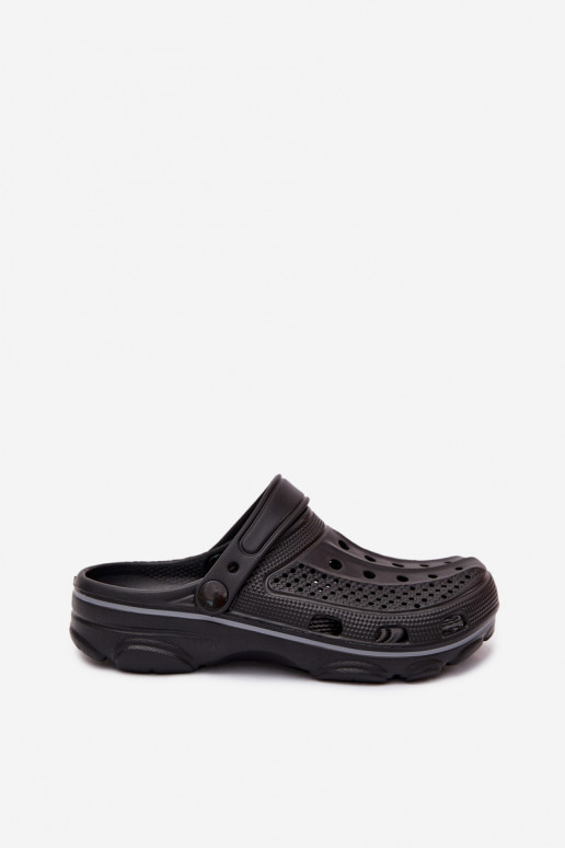 Schwarze leichte Clogs Merritt