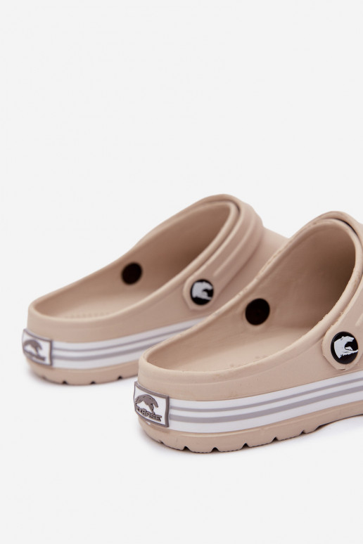 Damen leichte sandfarbene Slipper Ashby