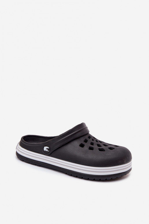 Damen leichte schwarze Slipper Ashby