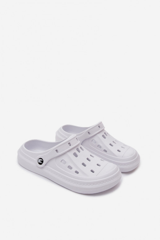Sandales légères pour hommes blanches Route