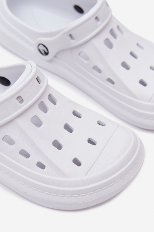Herren leichte weiße Slipper Route