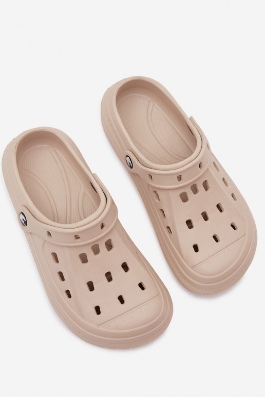 Herren leichte sandfarbene Slipper Route