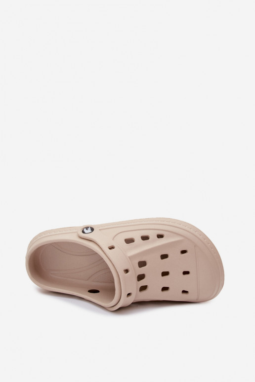 Herren leichte sandfarbene Slipper Route