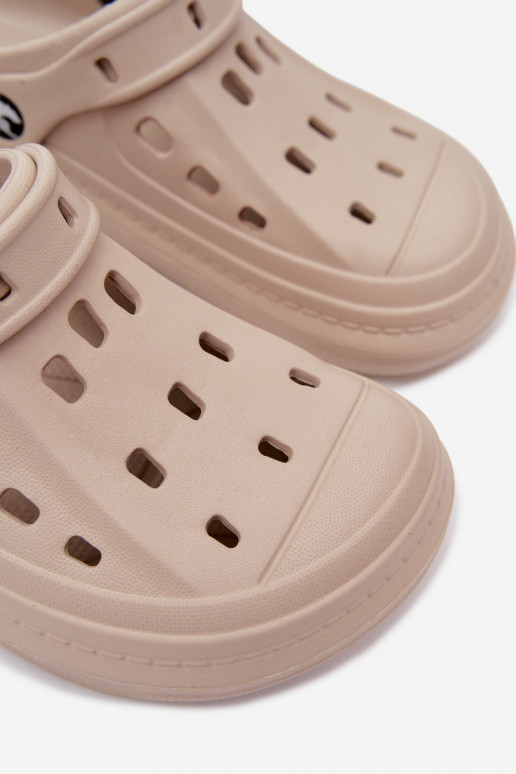 Herren leichte sandfarbene Slipper Route