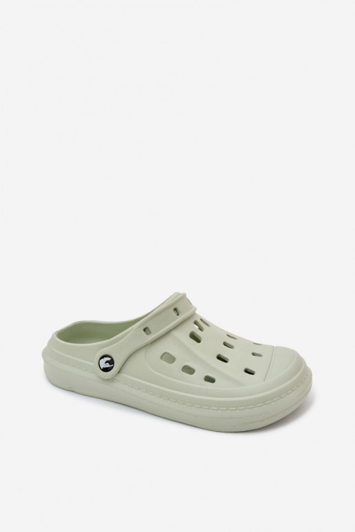 Sandales légères pour hommes vert pastel Route