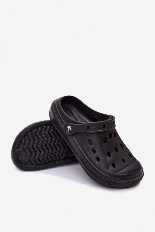 Sandales légères pour hommes noires Route