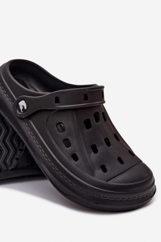 Sandales légères pour hommes noires Route