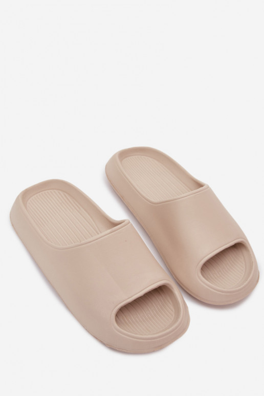 Herren klassische Modell leichte sandfarbene Slipper Melton