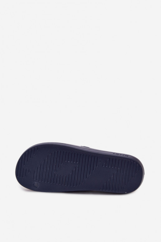 Heren lichte donkerblauwe slippers Lotto 2400521U SPLISH OC