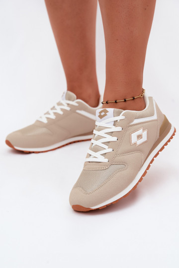 Dames zandkleurige sneakers LOTTO 2401850U EPICAN 2