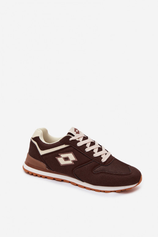 Dames chocoladekleurige sneakers LOTTO 2401850U EPICAN