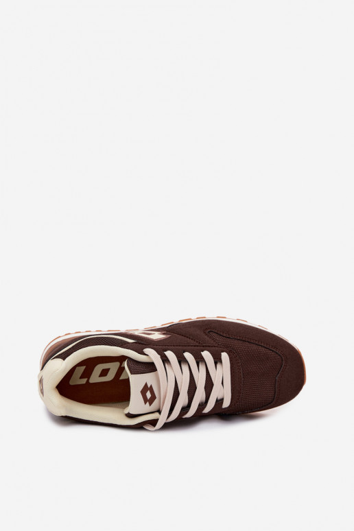 Baskets couleur chocolat pour femmes LOTTO 2401850U EPICAN