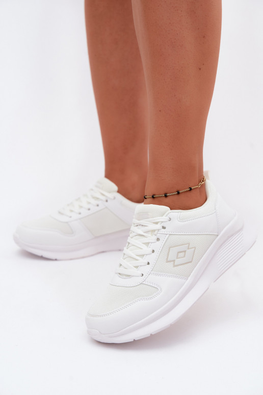 Chaussures de sport blanches unisexes LOTTO 2401651U SOBRIO OC