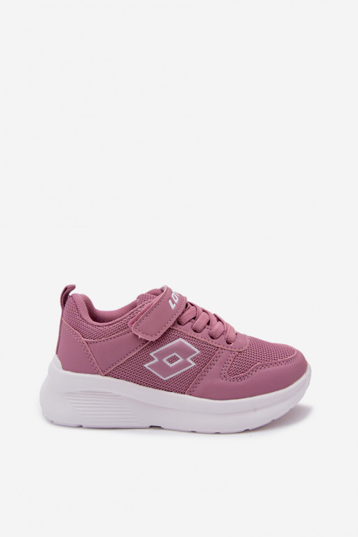 Kinder Sneakers mit Klettverschluss LOTTO SOBRIO 2601570K rosa
