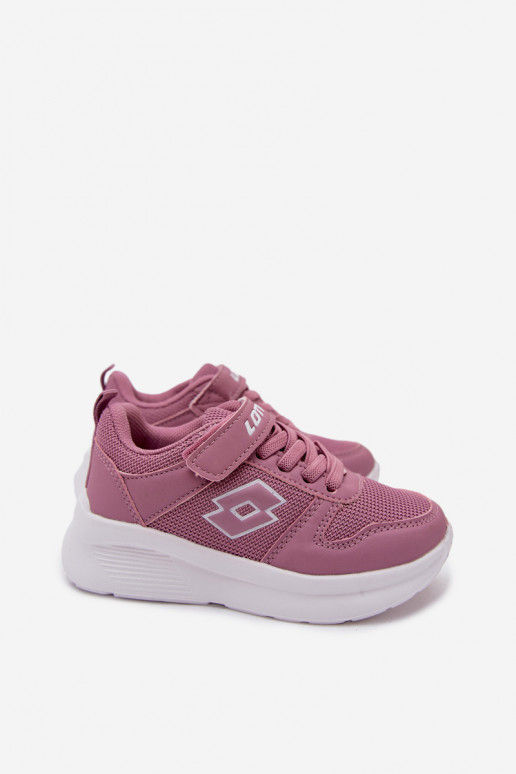 Kinder Sneakers mit Klettverschluss LOTTO SOBRIO 2601570K rosa
