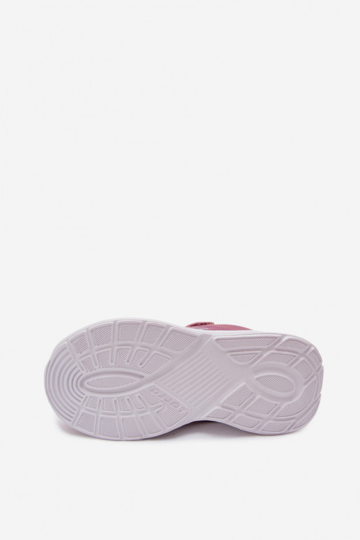 Kindersneakers met klittenband LOTTO SOBRIO 2601570K roze