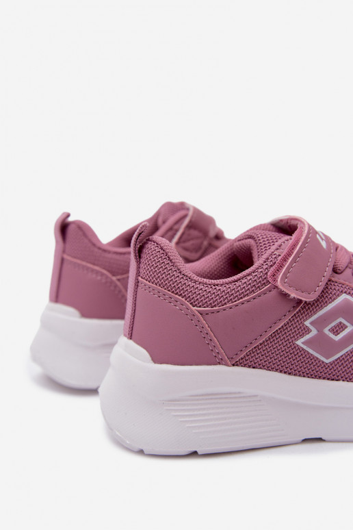 Kinder Sneakers mit Klettverschluss LOTTO SOBRIO 2601570K rosa