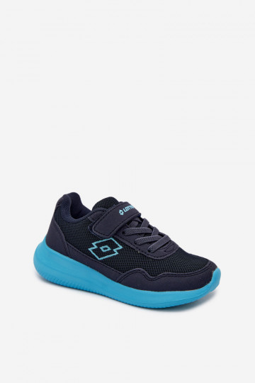 Kinder Sneakers mit Klettverschluss LOTTO 2600002K CONNEECT dunkelblau