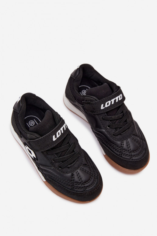 Chaussures de style sportif pour enfants LOTTO 2601640K ATIBA noires