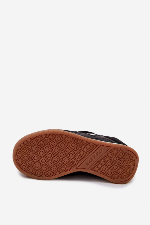 Chaussures de style sportif pour enfants LOTTO 2601640K ATIBA noires