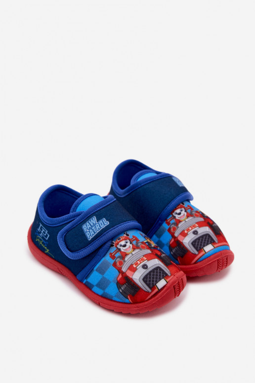 Kinderslippers met klittenband PAW Patrol donkerblauw