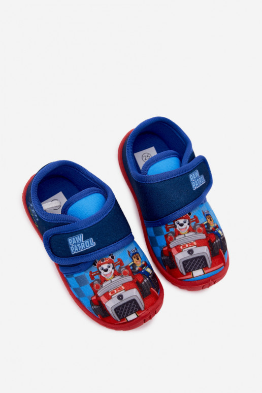 Kinderslippers met klittenband PAW Patrol donkerblauw