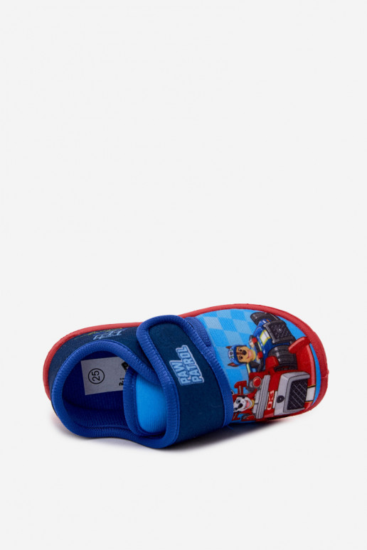 Kinder Hausschuhe mit Klettverschluss PAW Patrol dunkelblau