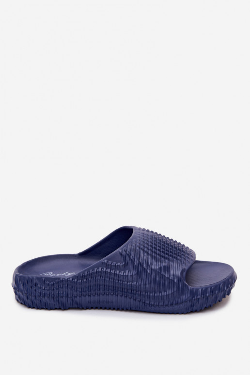Leichte dunkelblaue Slipper für Herren Hilda