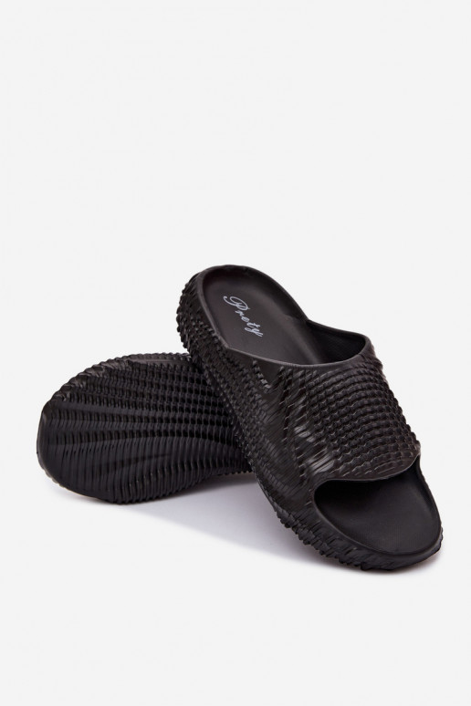 Chaussons légers noirs pour hommes Hilda