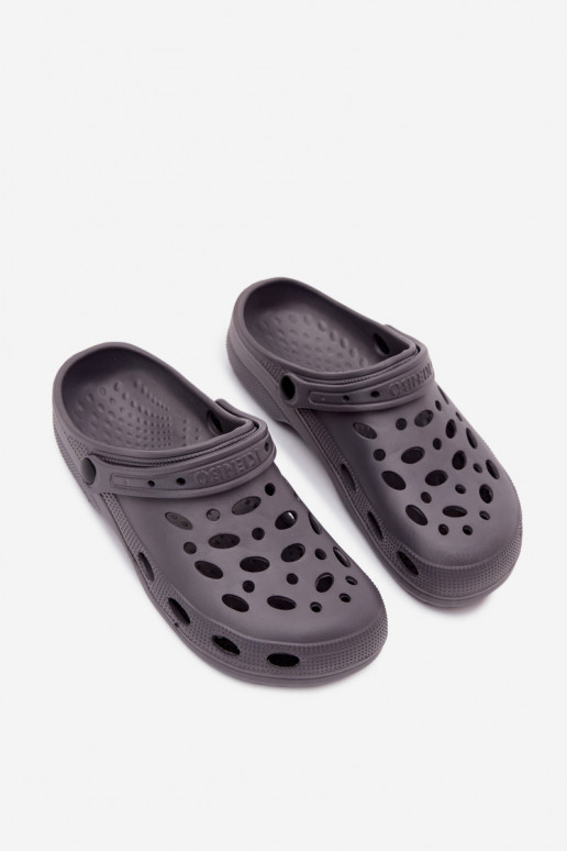 Leichte graue Clogs für Herren Thistle