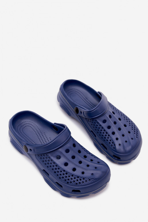 Sabots légers bleu foncé pour hommes Landry