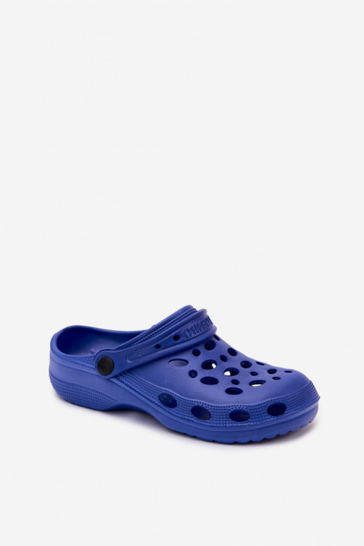 Leichte dunkelblaue Clogs für Damen Parker