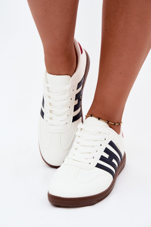 Heren witte sneakers met bandjes Chrissy