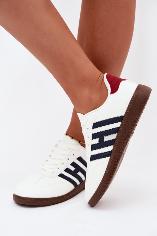 Heren witte sneakers met bandjes Chrissy