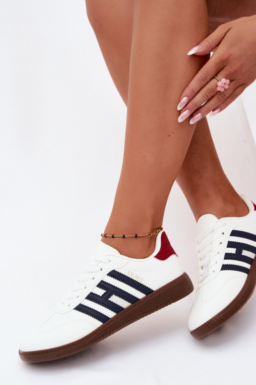 Heren witte sneakers met bandjes Chrissy