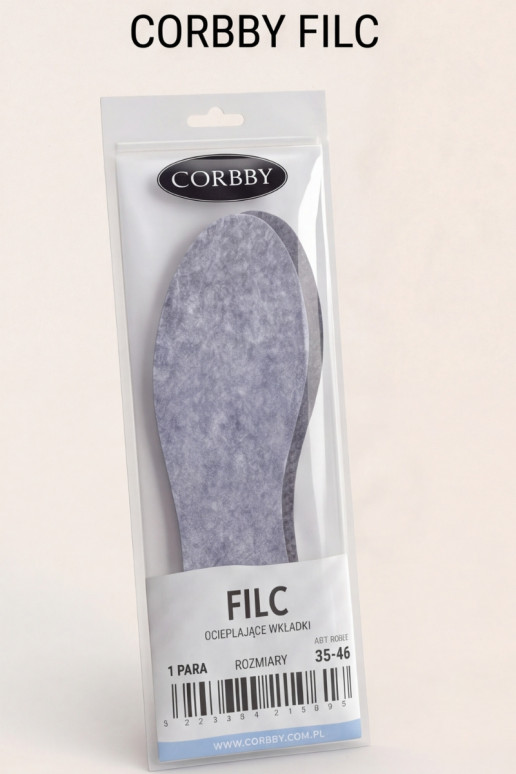 Corby FILC | Vilten verwarmende antislip-inlegzolen