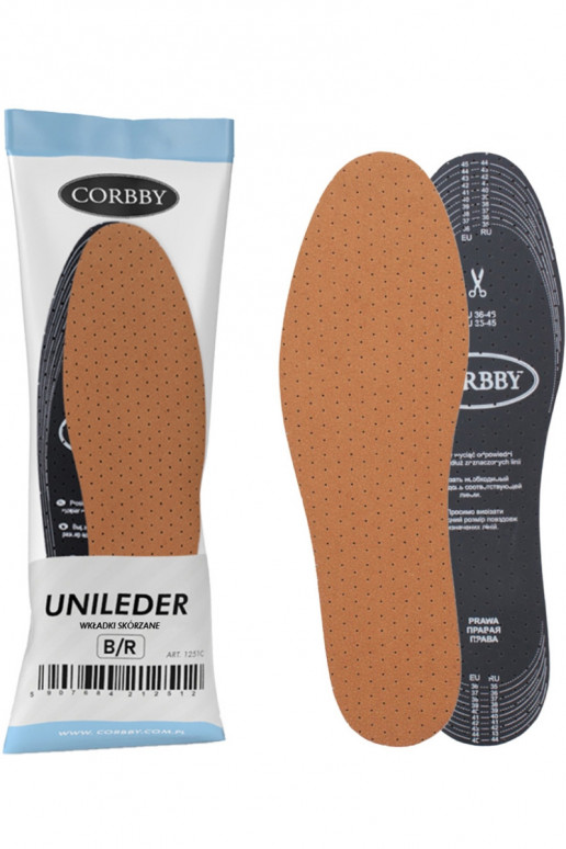 CORBBY UNILEDER leren universele zolen
