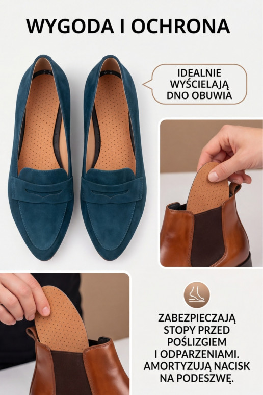 CORBBY UNILEDER semelles universelles en cuir