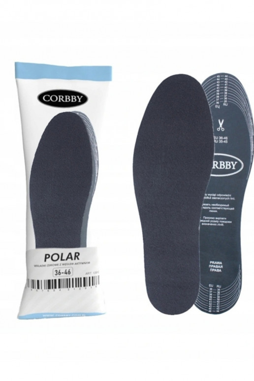 Semelles chauffantes Corbby POLAR au charbon actif