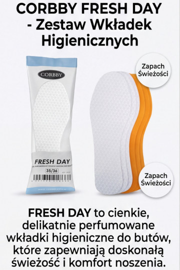 Semelles Corbby Fresh Day 3 paires 2