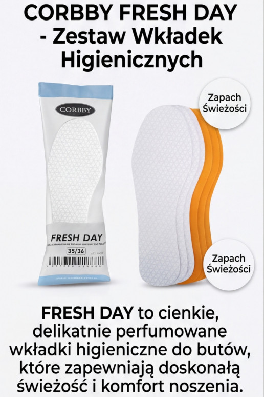 Corbby Fresh Day Inlegzolen 3 paar