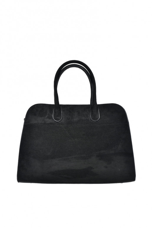Sac à main noir en simili daim pour femmes Big Star SS574007