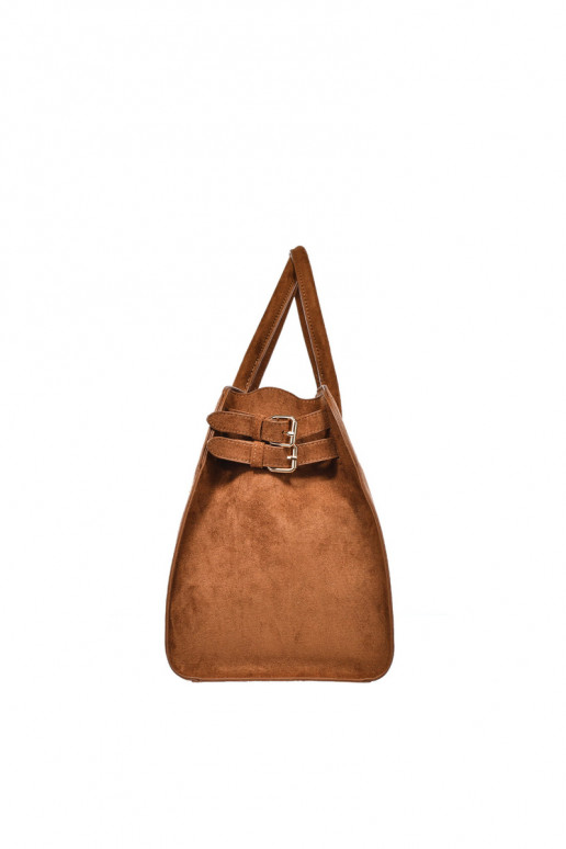 Damen braune Handtasche aus Eco-Suede Big Star SS574008