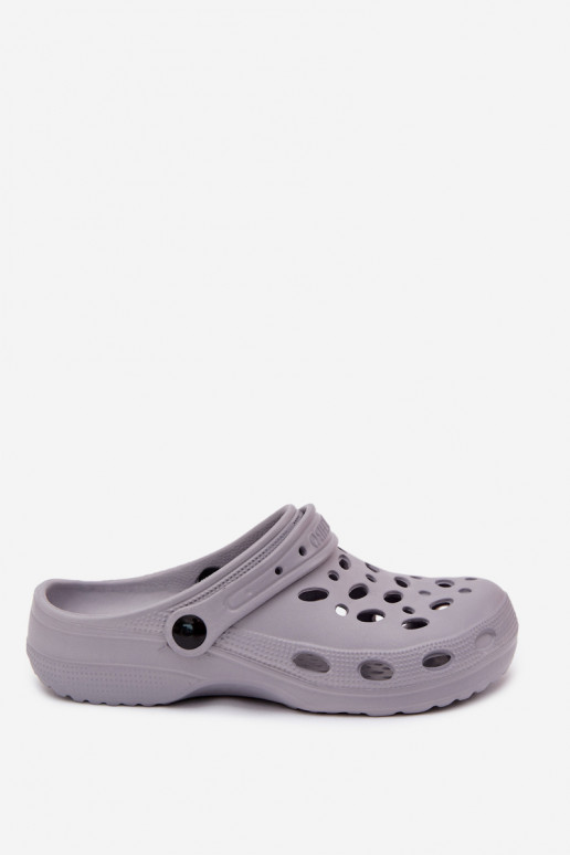 Leichte graue Clogs für Damen Parker