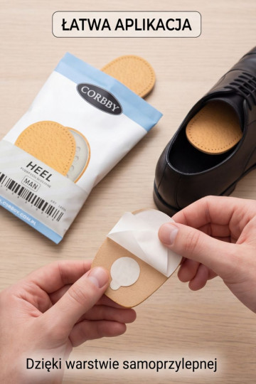 CORBBY chaussettes de talon en cuir 2