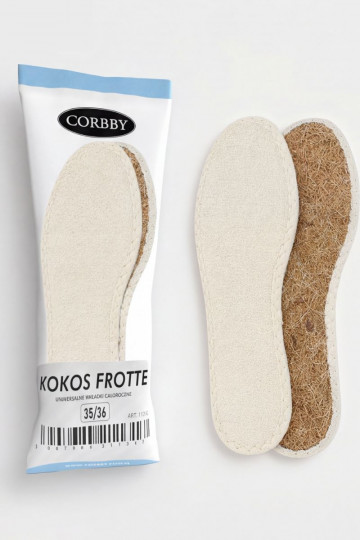 Corbby KOKOS FROTTE Inlegzolen voor alle weersomstandigheden